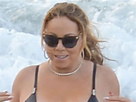 Mariah Carey Suffers Nipple Slip At The Beach Photos 18