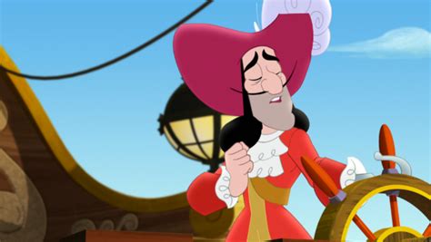 Image Captain Hook At The Helm Of The Jolly Rogerpng Jake And The