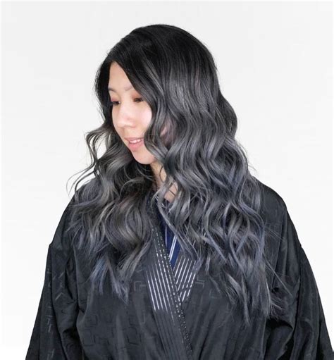 Ash Grey Blue Blue Hair Color Correction Ash Blue Hair