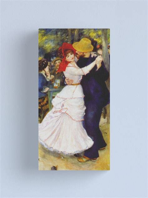 Auguste Renoir Dance At Bougival 1883 Canvas Print By Artcenter