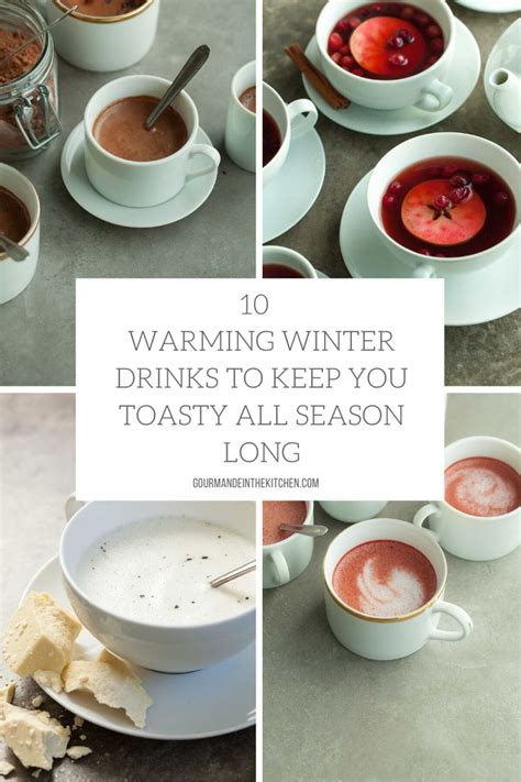 10 Healthy Hot Drinks Gourmande In The Kitchen Winter Drinks Hot