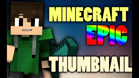 How To Make An Epic Minecraft Thumbnail On Android 2016 Youtube
