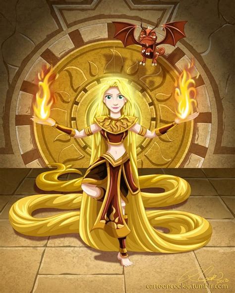 Disney Princess Avatar Sun Warrior Rapunzel Disney Princess Photo