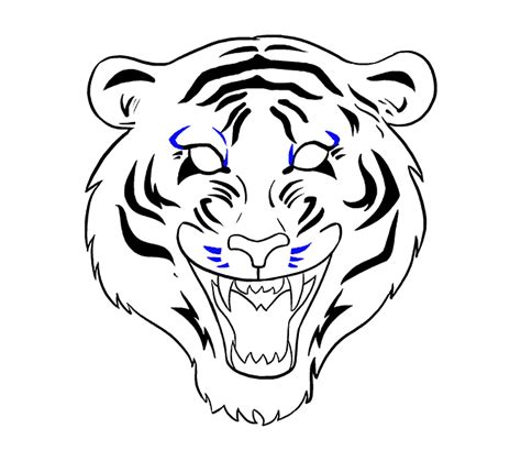 Want to learn how to draw a tiger easy?watch this entire video as we show you step by step sketch for a cute tiger drawing.we guarantee you'll be better at d. How to Draw a Tiger Face in a Few Easy Steps | Easy ...