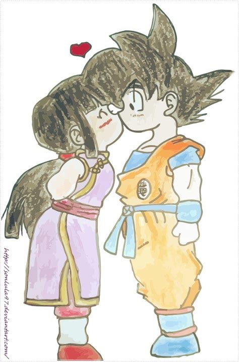 Gokuxchichi Kiss By Sonlula97 Dragon Ball Super Artwork Dragon Ball Goku Dragon Ball