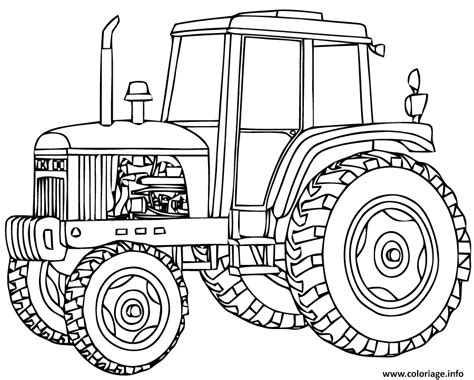 Téléchargez votre dessin de tracteur. Coloriage tracteur 11 Dessin à Imprimer | Coloriage ...