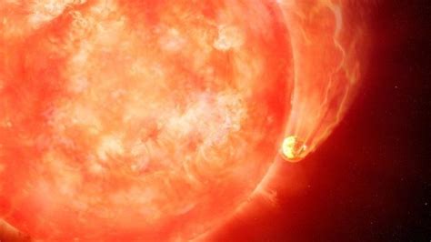 space star swallowing a planet seen by astronomers for the first time bbc newsround
