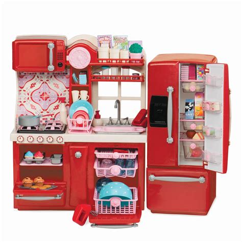 Buy Our Generation Red Gourmet Kitchen Playset With Doll And