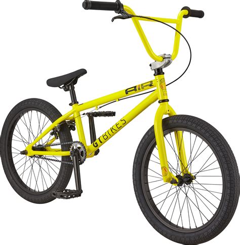 Gt Bicycles Air 20tt Freestyle Bmx Bike Gloss Gt Yellow Cycles