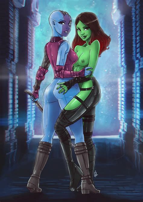 Nebula And Gamora Lesbians Nebula Porn And Pinups