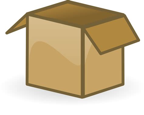 Cardboard Box Clipart Clipart Best