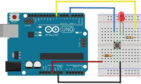 Arduino Button With LED Arduino Project Hub