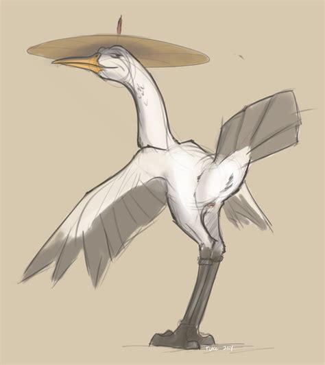 Rule 34 2014 Ambiguous Gender Avian Bird Cloaca Crane Feral Looking Back Raised Tail Solo Tuke