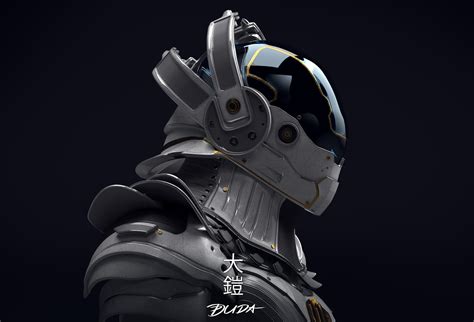 O Yoroi Future Tech Samurai Armor 01 By Przemek Duda On Deviantart