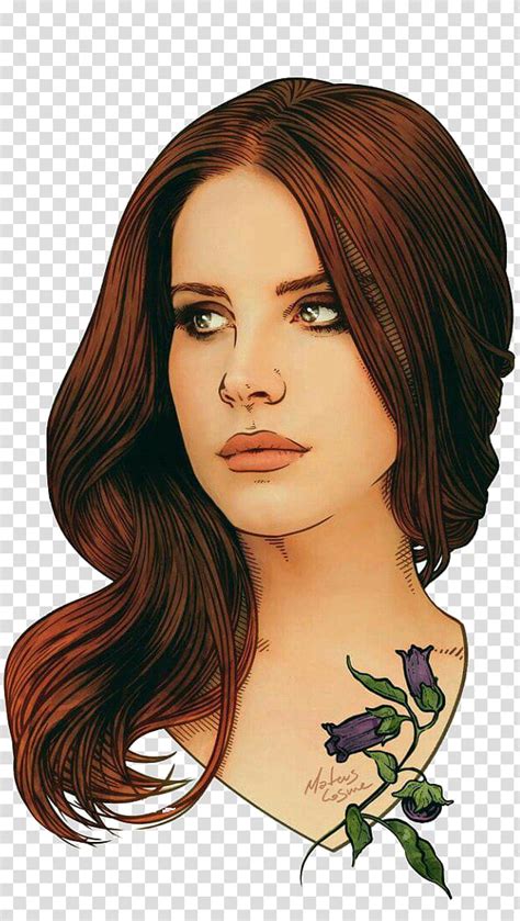 Lana Del Rey Fan Art Music Drawing Pin Transparent Background Png