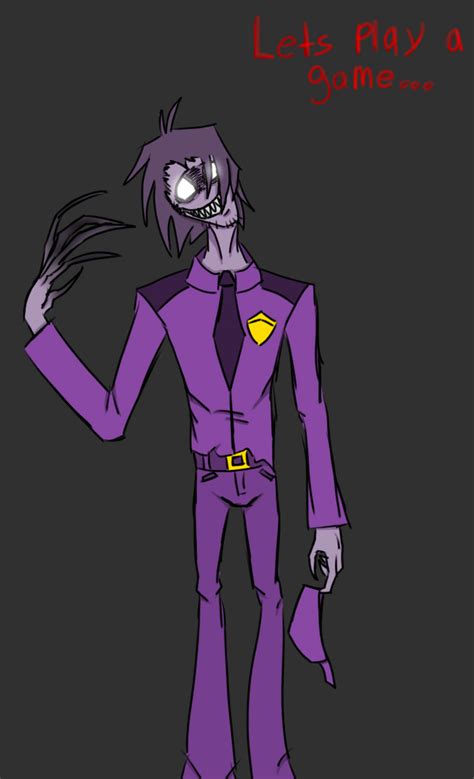 The Purple Guy Five Nights At Freddys By Pop Fizzxd On Deviantart