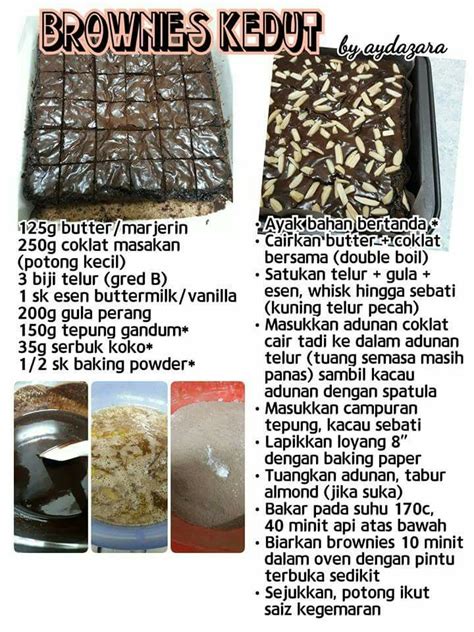 Brownies coklat ini moist banget (asal jangan over baked ya temen2) seneng banget sama kue ini, hihi,,,bikinnya juga gampang banget, tinggal sat set sat set. Brownies kedut | Brownie cake recipe, Brownie cake, Resepi brownies