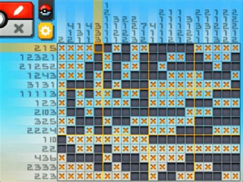 standard world area 21 stage 10 s21 10 suicune pokemon picross solutions