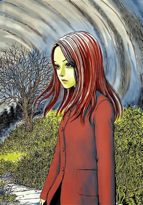 Uzumaki Japanese Illustration Horror Manga Artist