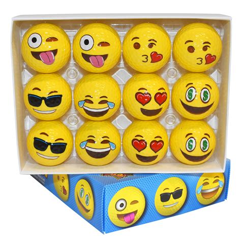 Buy Emoji Universe 2 Ply Professional Practice Golf Balls 12 Emoji Balls Chipping And Putting