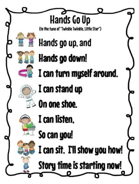 25 Fingerplay Ideas For Kids For Learning And Fun Classroom Songs