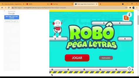 Robô Pega Letras Youtube