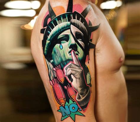 Details Tattoo Of Statue Of Liberty Best In Eteachers