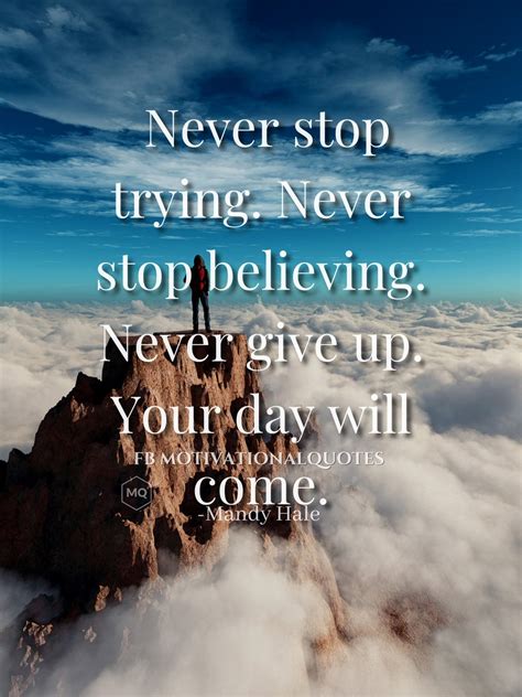 Motivational Quotes On Twitter Never Stop Believing