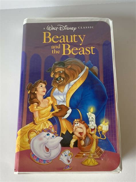 Mavin Beauty And The Beast Walt Disney Vhs 1992 Black Diamond Vintage