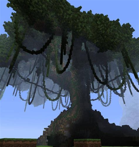 minecraft huge tree build
