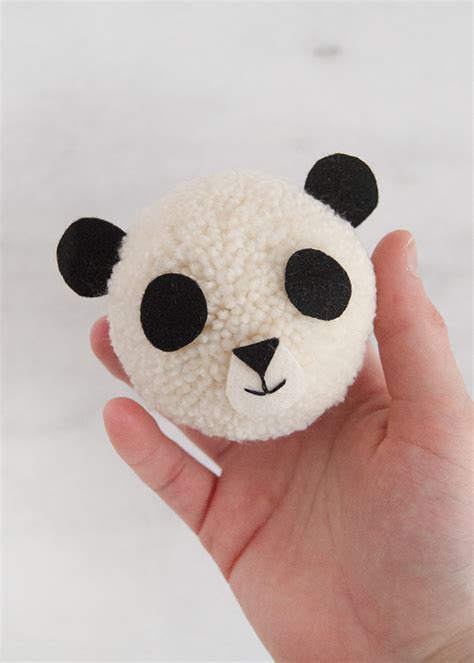 Giant Panda Pom Pom Handmade Charlotte