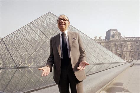 i m pei architect who designed the louvre pyramid…