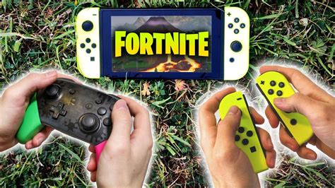 Los Joy Con O El Mando Pro Para Jugar Fortnite En Una Nintendo Switch