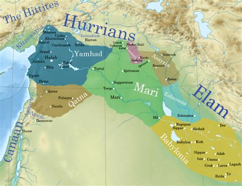 Mapa Ng Sinaunang Mesopotamia