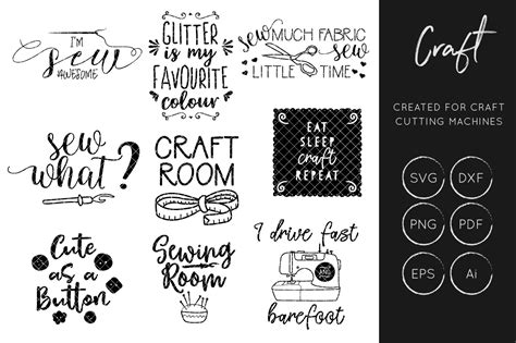 Sewing And Crafters Bundle Svg Cut File Sewing Svg