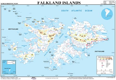 Falkland Islands Map Falkland Islands Mappery
