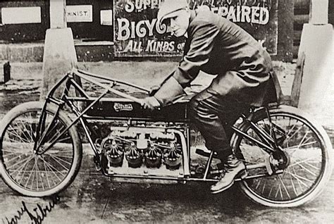 Glenn Curtis On 8 Cyl Motorcycle Vintage Motorcycles Cars And Motorcycles Indian Motorcycles