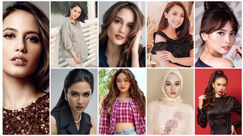 Top 10 Most Beautiful Popular Indonesian Actress In 2021 Youtube