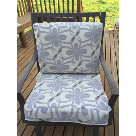 Octorose Chair Seat Cover For Patio Chair Reversible 3 Side Zipper