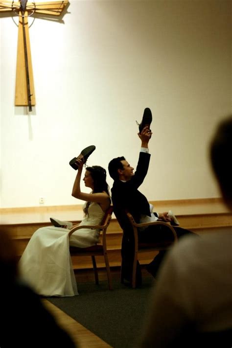 Fun Game For A Wedding Have The Bride And The Groom Sit With Their