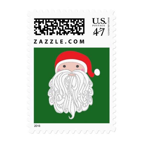 Santa Postage Stamp Zazzle