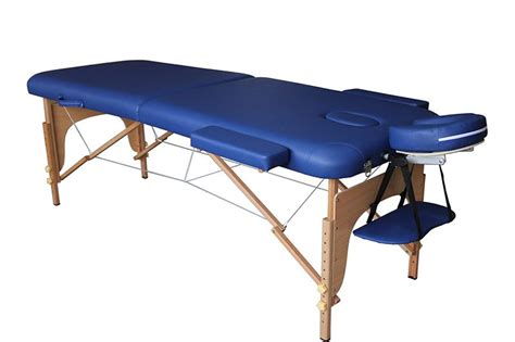 Sale Of Folding Wood Massage Table In Blue Ecopro Mediprem For €21900