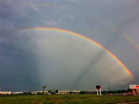 Double Rainbow In Hastings Nebraska Today Rpics