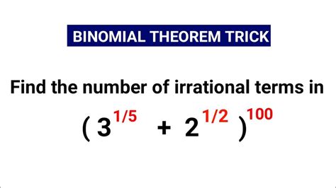 Binomial Theorem Trick Tgt Maths Pgt Maths Nda Jee Iit Kvs