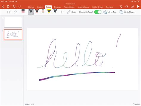 Как рисовать от руки в Powerpoint Gadgetshelpcom