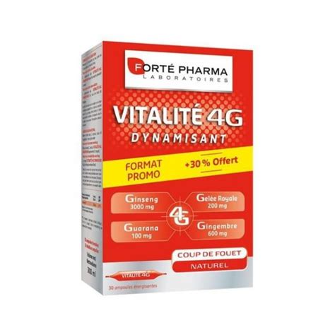 Forte Pharma Energia Vitalité 4 20 Monodoses De 10ml Compara Preços