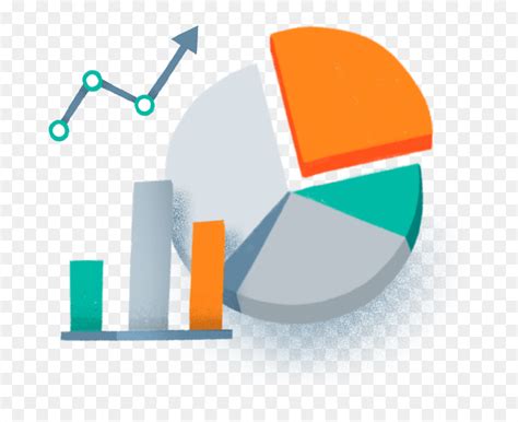 A Pie Chart Bar Graph And Segmented Arrow Icons Graphs And Charts