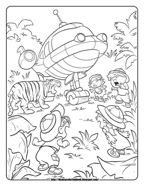 Little Einstein Rocket Ship Coloring Pages