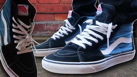 How To Lace Vans Sk8 Hi 3 Ways W On Feet Best On Youtube Youtube