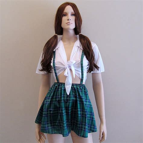 Shop Catholic School Girl Green Adult Costume Free Shipping On Orders